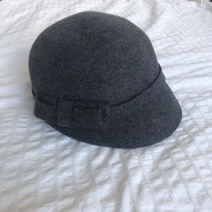 Grey wool hat